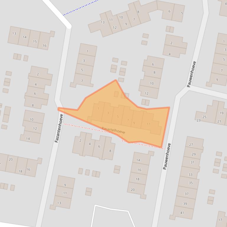 Kaart van postcodegebied 3831TL.