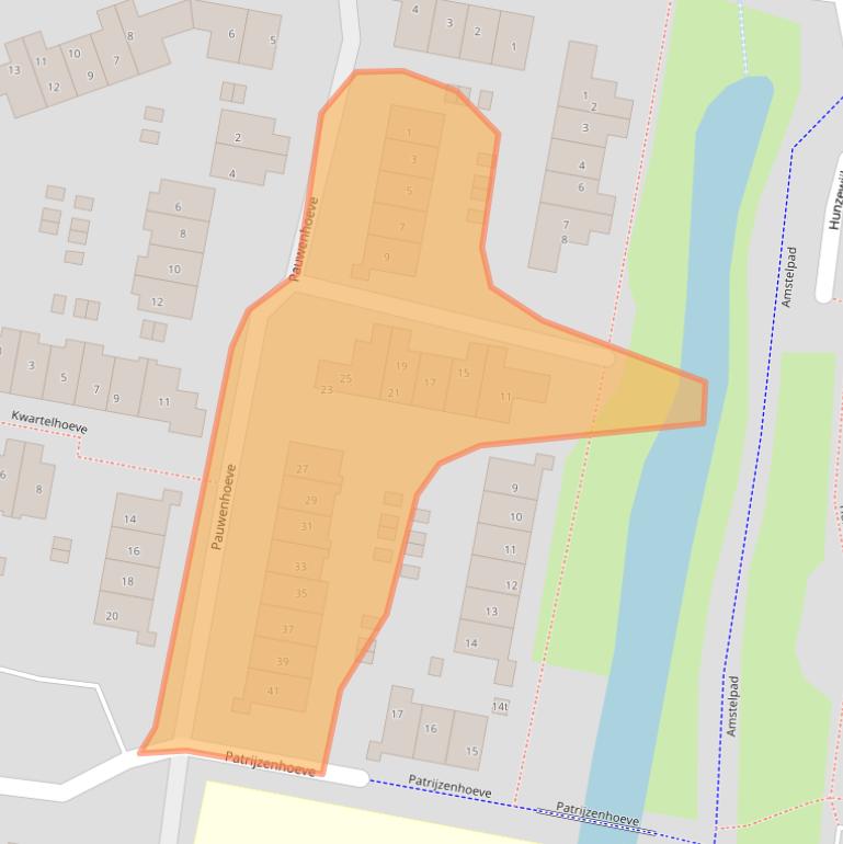 Kaart van postcodegebied 3831TP.