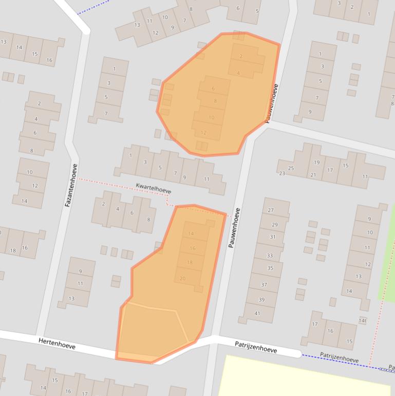 Kaart van postcodegebied 3831TR.