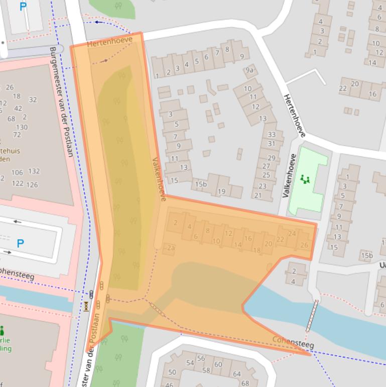 Kaart van postcodegebied 3831TW.