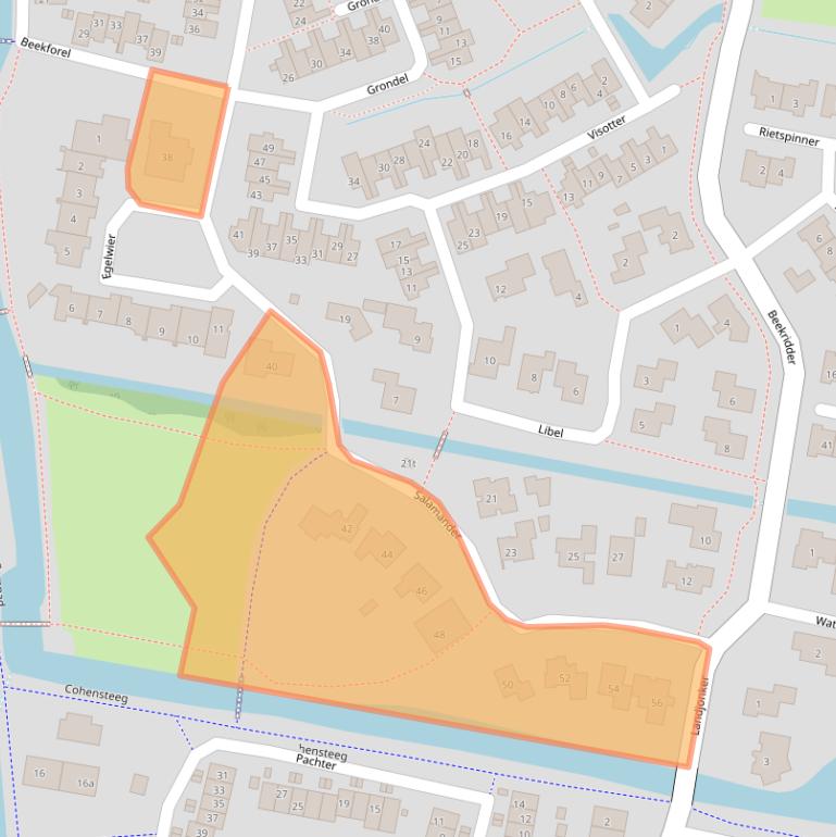 Kaart van postcodegebied 3831ZC.