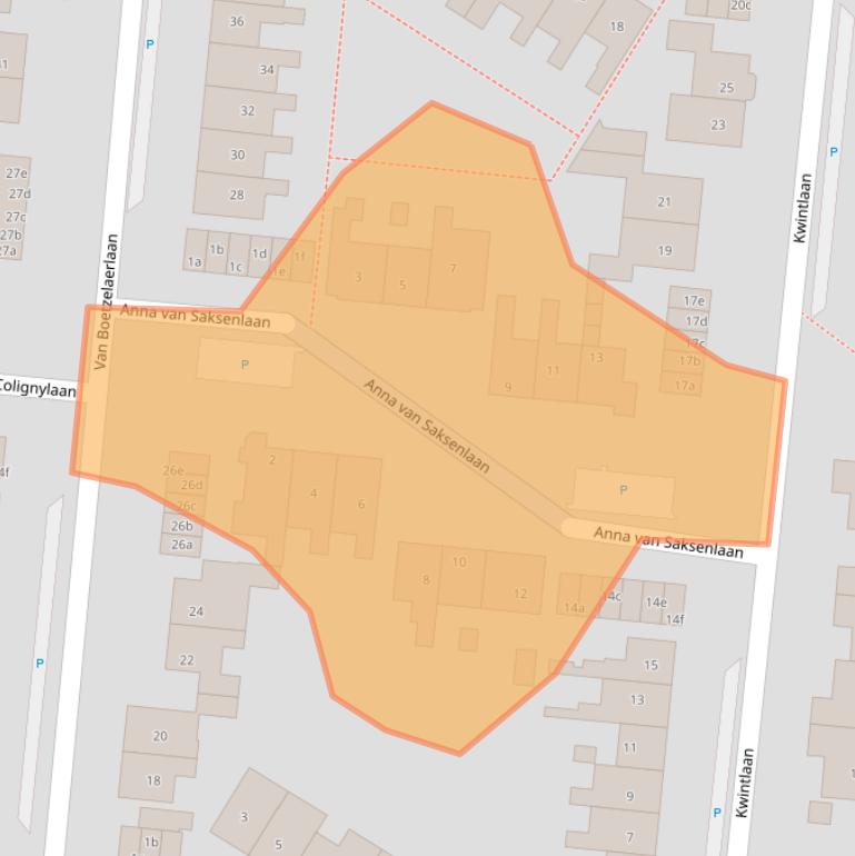 Kaart van postcodegebied 3832AD.