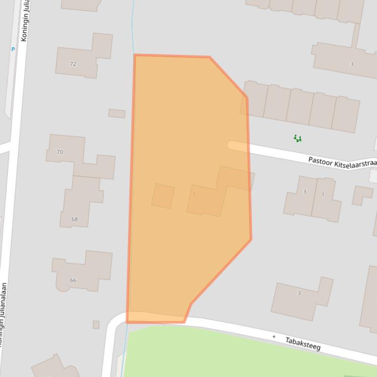 Kaart van postcodegebied 3832AS.