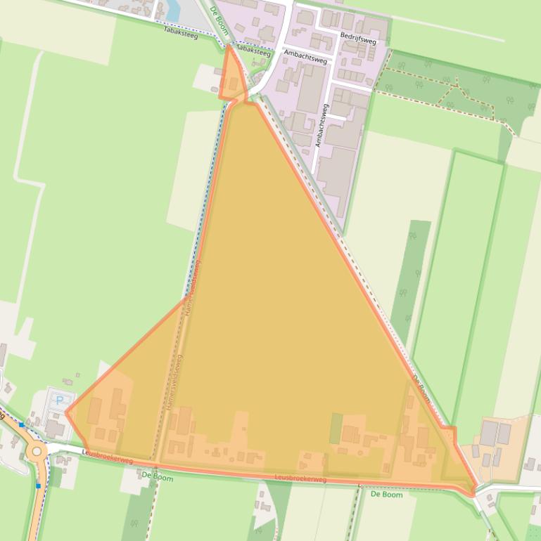 Kaart van postcodegebied 3832BG.