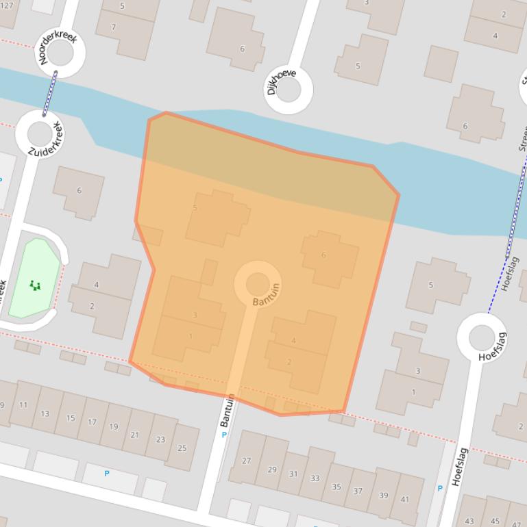 Kaart van postcodegebied 3832KK.
