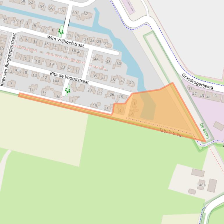 Kaart van postcodegebied 3832LV.