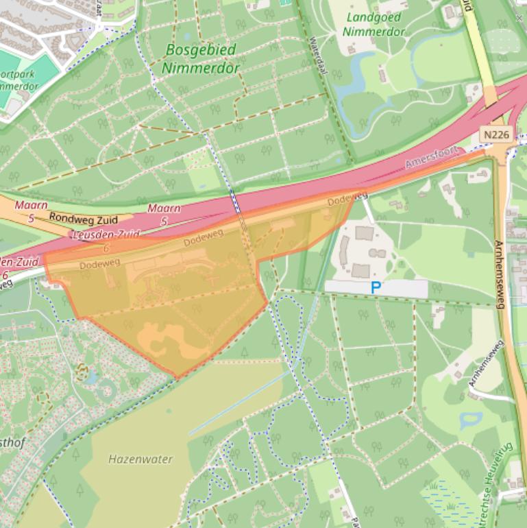 Kaart van postcodegebied 3832RD.