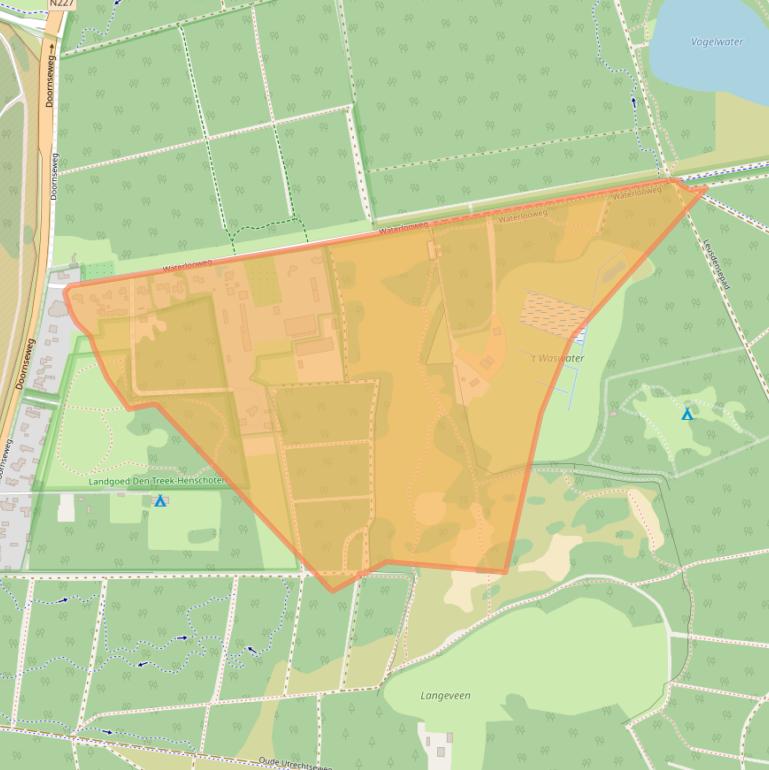 Kaart van postcodegebied 3832RX.