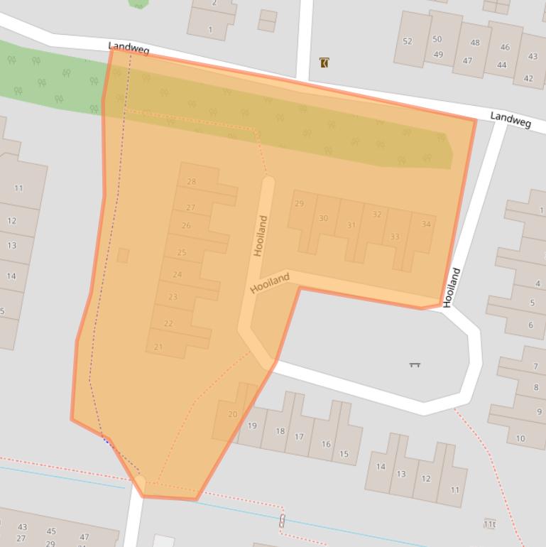 Kaart van postcodegebied 3833CG.