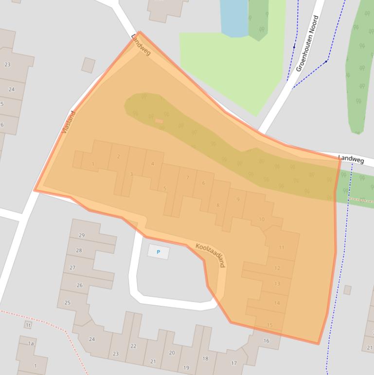 Kaart van postcodegebied 3833CH.