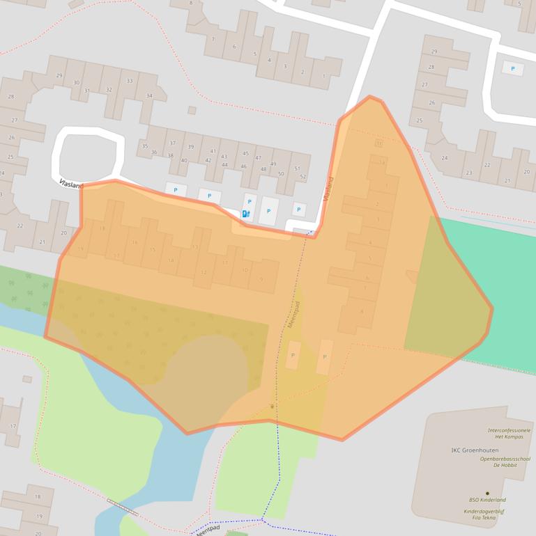 Kaart van postcodegebied 3833CM.