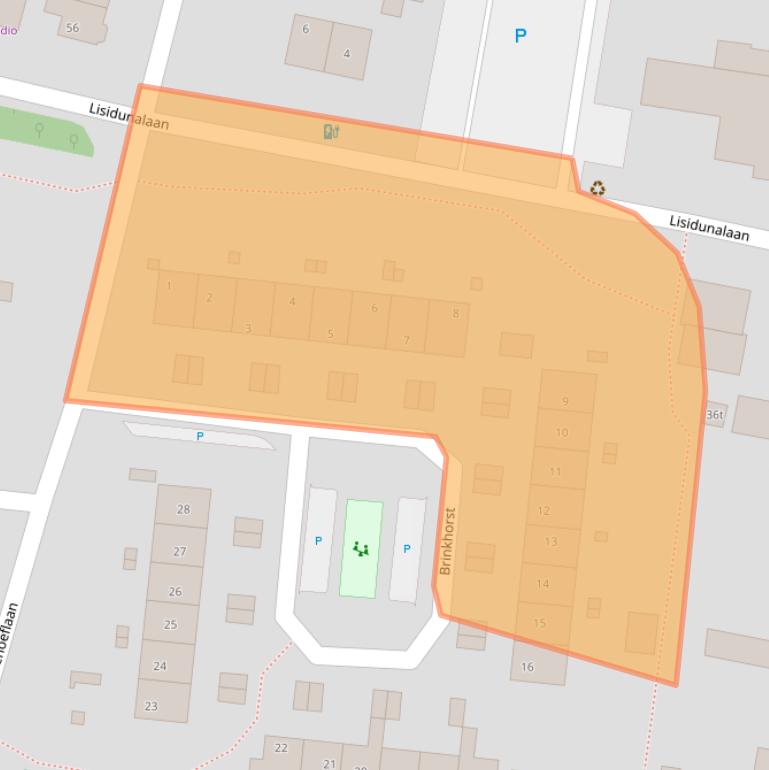 Kaart van postcodegebied 3833GA.