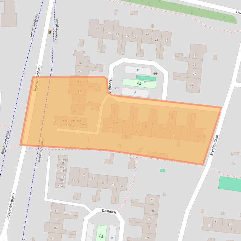 Kaart van postcodegebied 3833GC.