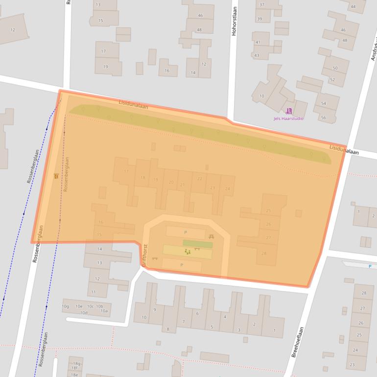 Kaart van postcodegebied 3833GD.