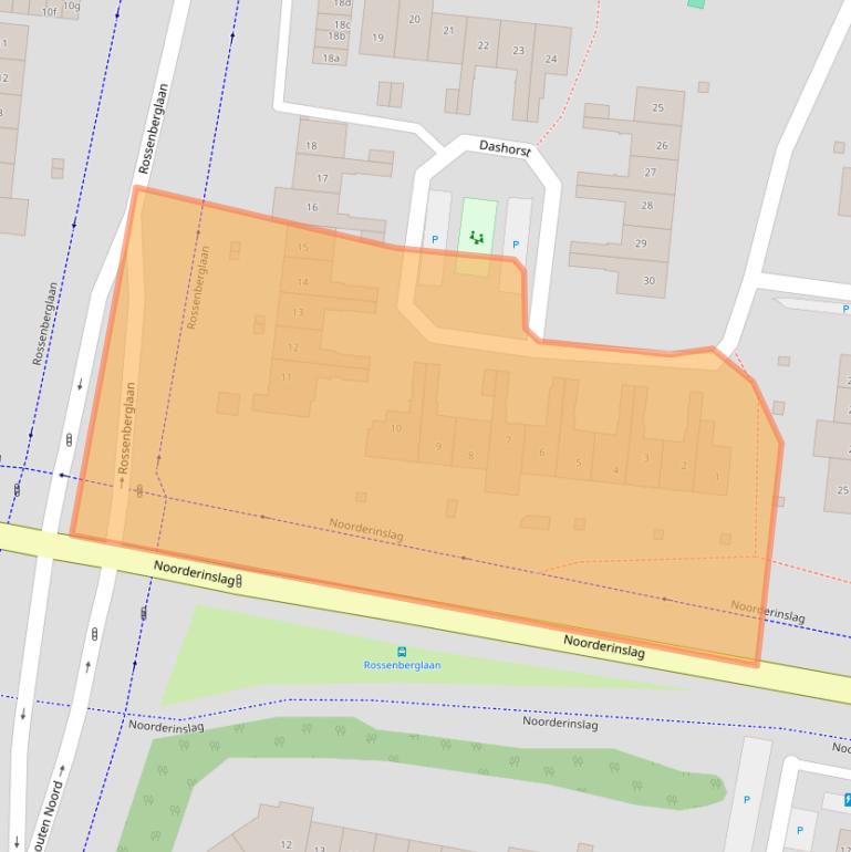 Kaart van postcodegebied 3833GE.