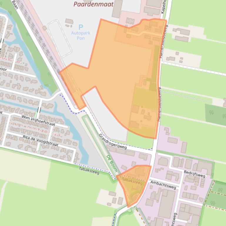 Kaart van postcodegebied 3833GV.