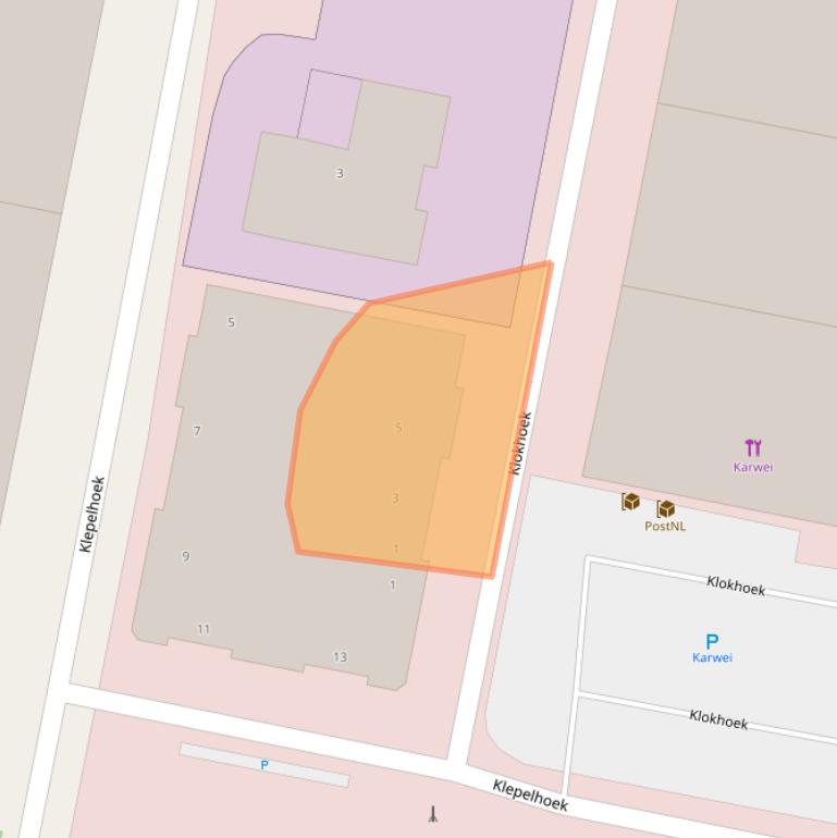 Kaart van postcodegebied 3833GW.