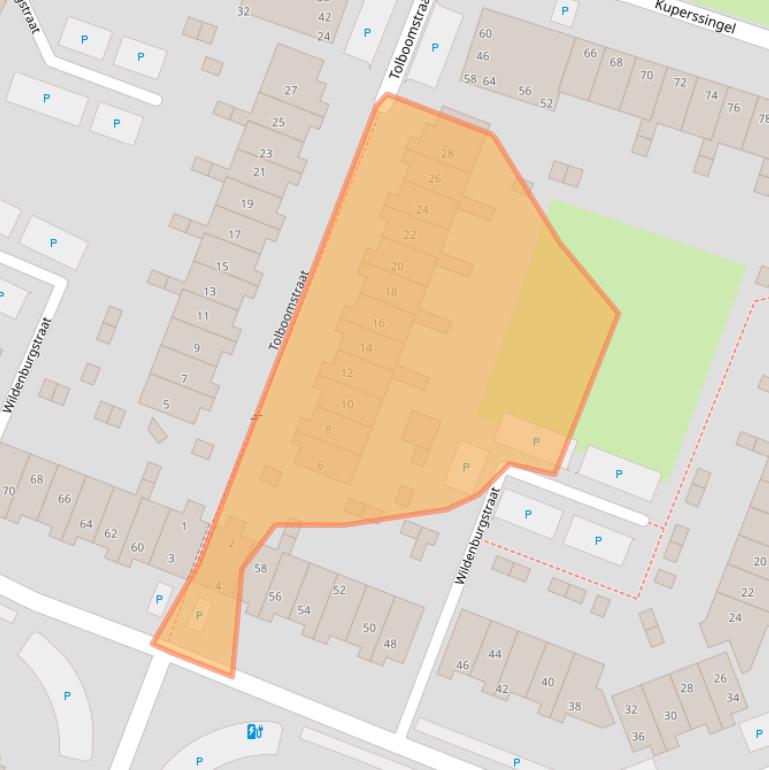 Kaart van postcodegebied 3833HL.