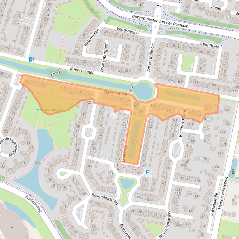 Kaart van postcodegebied 3833HS.