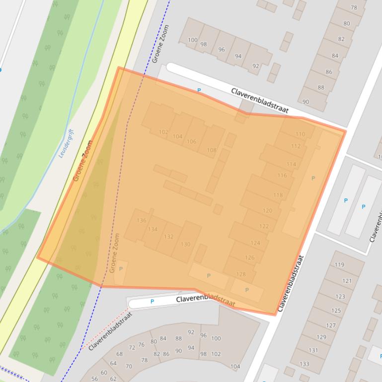 Kaart van postcodegebied 3833JJ.