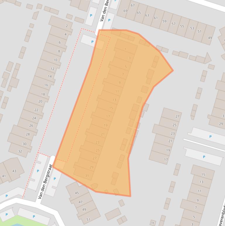 Kaart van postcodegebied 3833JK.
