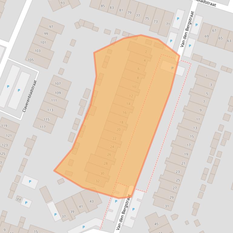Kaart van postcodegebied 3833JL.