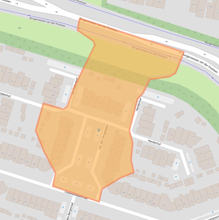 Kaart van postcodegebied 3833JT.