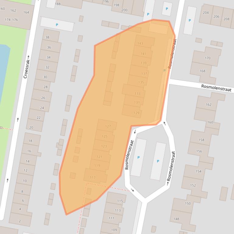 Kaart van postcodegebied 3833KD.