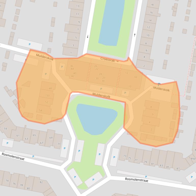 Kaart van postcodegebied 3833KR.