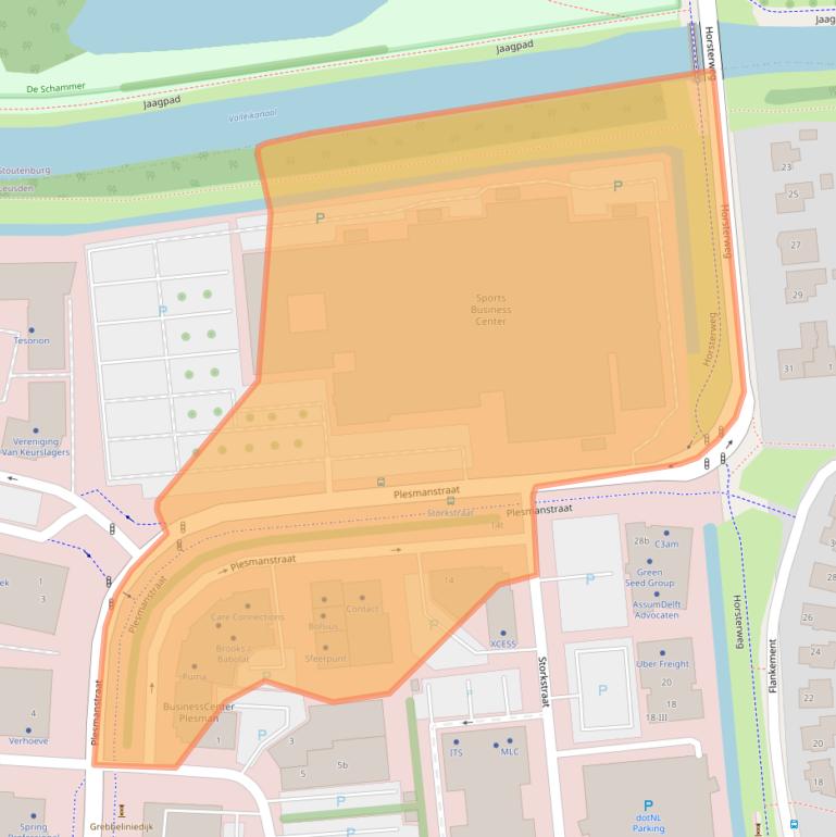 Kaart van postcodegebied 3833LA.
