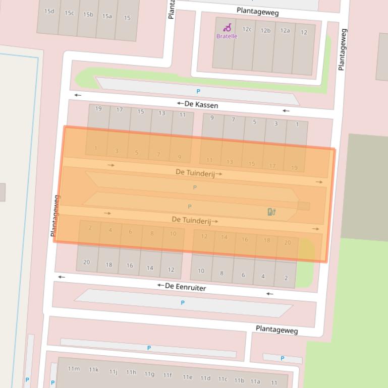 Kaart van postcodegebied 3833SC.