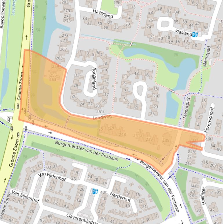 Kaart van postcodegebied 3833VH.