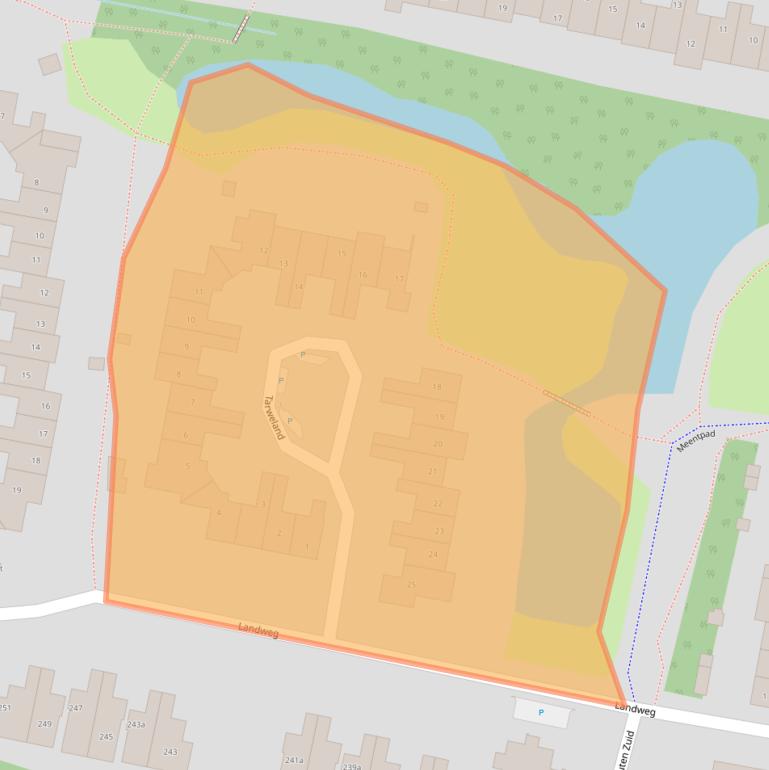Kaart van postcodegebied 3833VR.