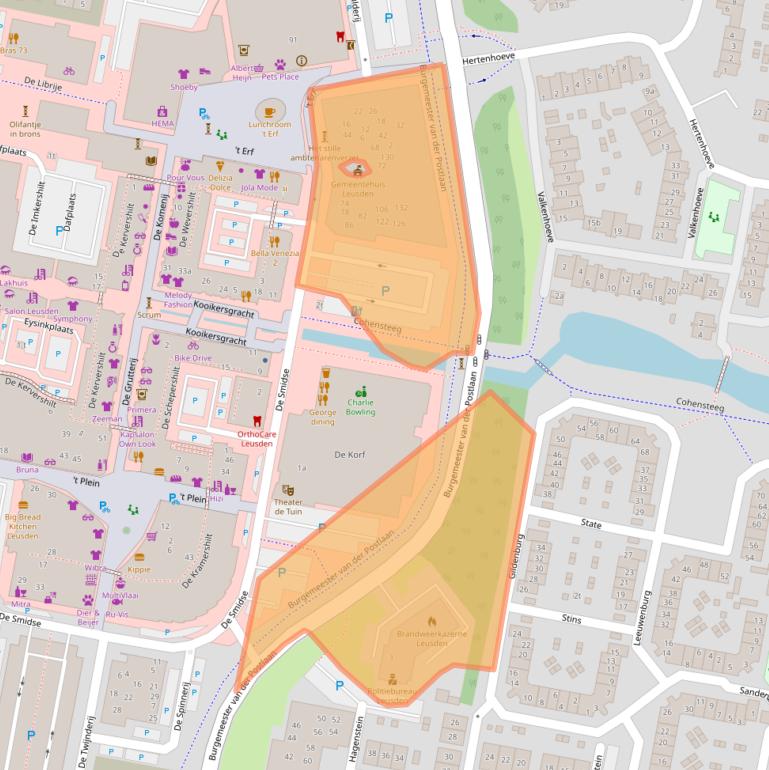 Kaart van postcodegebied 3833VT.