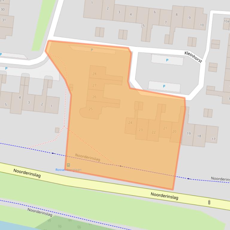 Kaart van postcodegebied 3833WJ.