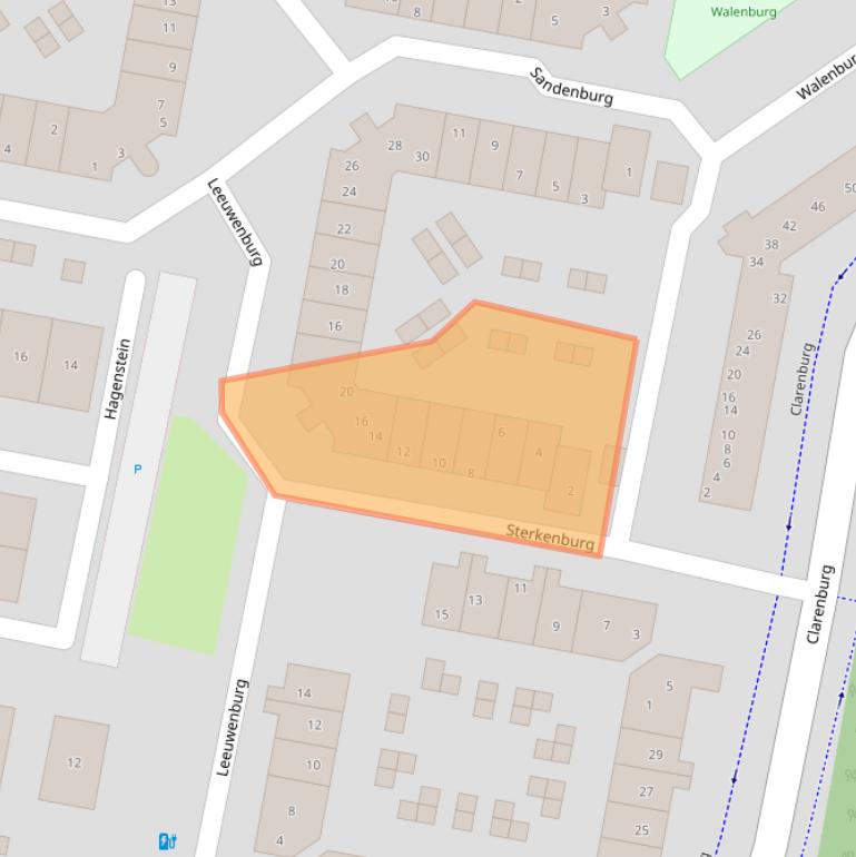 Kaart van postcodegebied 3834BB.