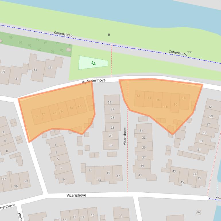 Kaart van postcodegebied 3834XD.