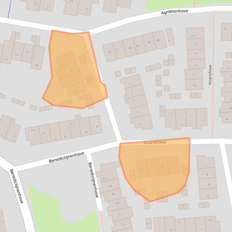 Kaart van postcodegebied 3834XK.