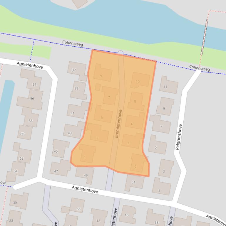 Kaart van postcodegebied 3834XL.