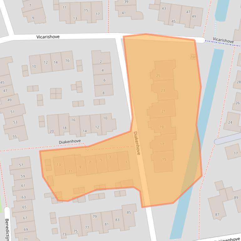Kaart van postcodegebied 3834XR.