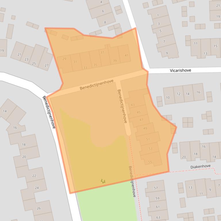 Kaart van postcodegebied 3834ZB.