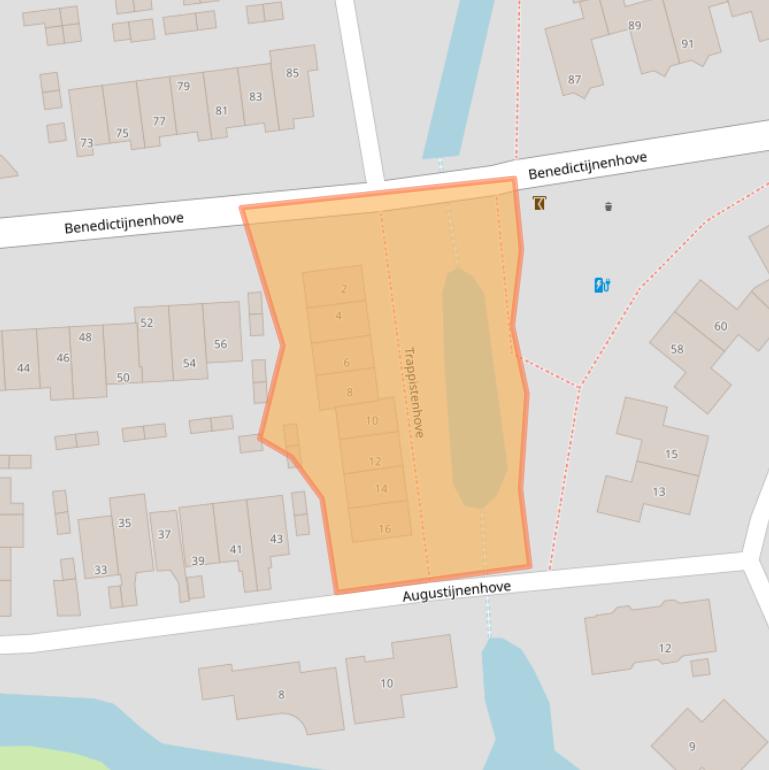 Kaart van postcodegebied 3834ZK.