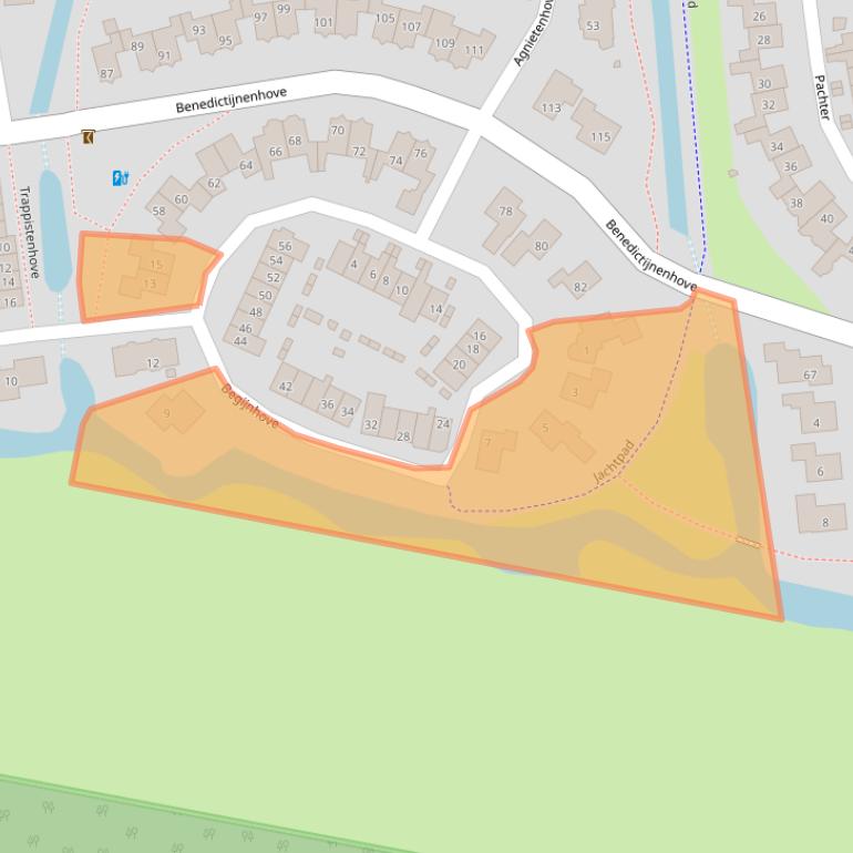 Kaart van postcodegebied 3834ZL.