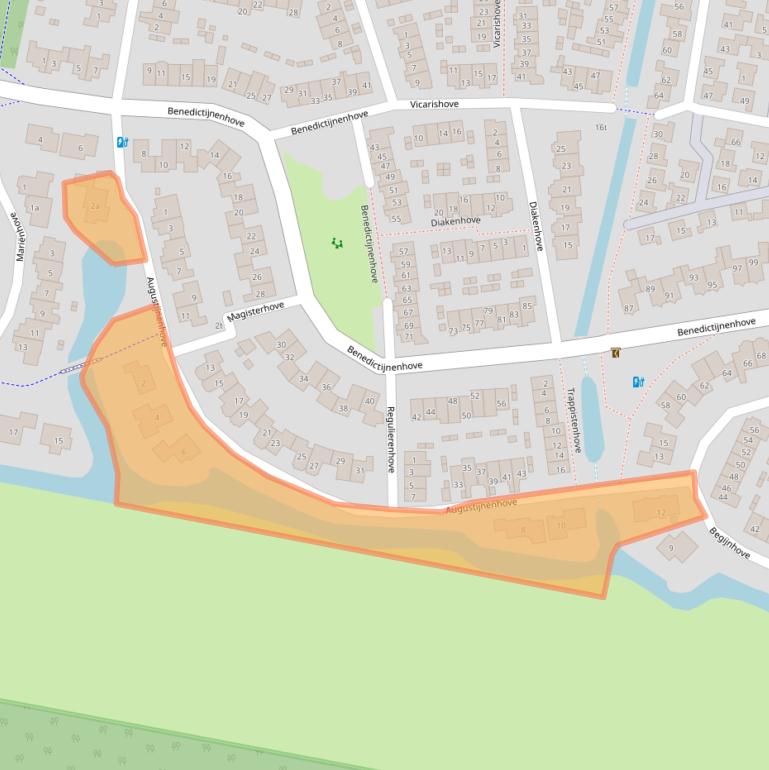 Kaart van postcodegebied 3834ZS.