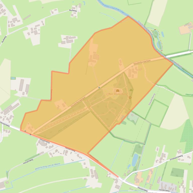 Kaart van postcodegebied 3835PB.