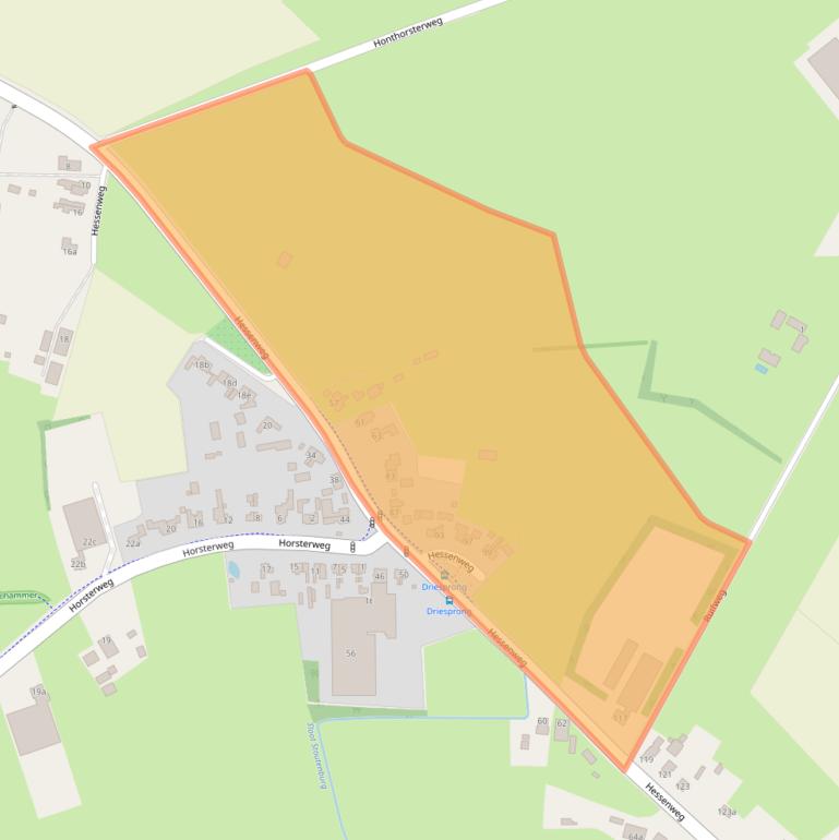 Kaart van postcodegebied 3835PG.