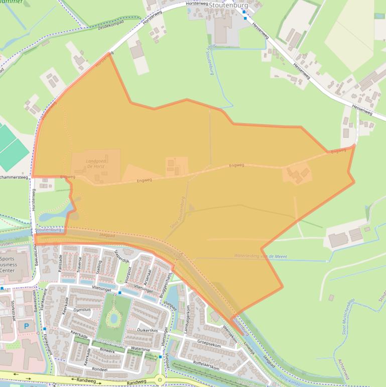 Kaart van postcodegebied 3835PM.