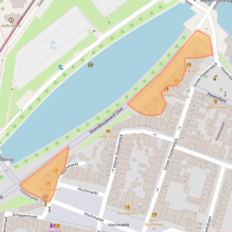 Kaart van postcodegebied 3841AB.