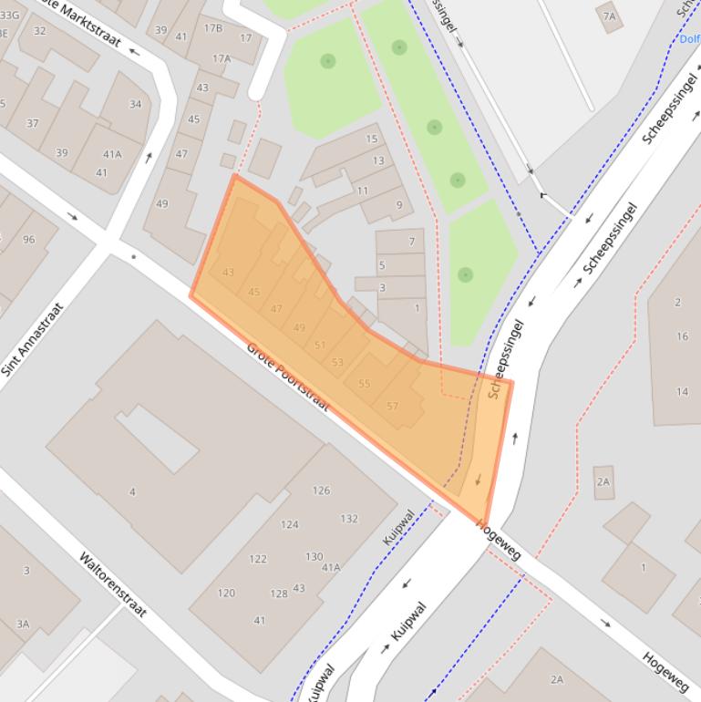 Kaart van postcodegebied 3841AT.