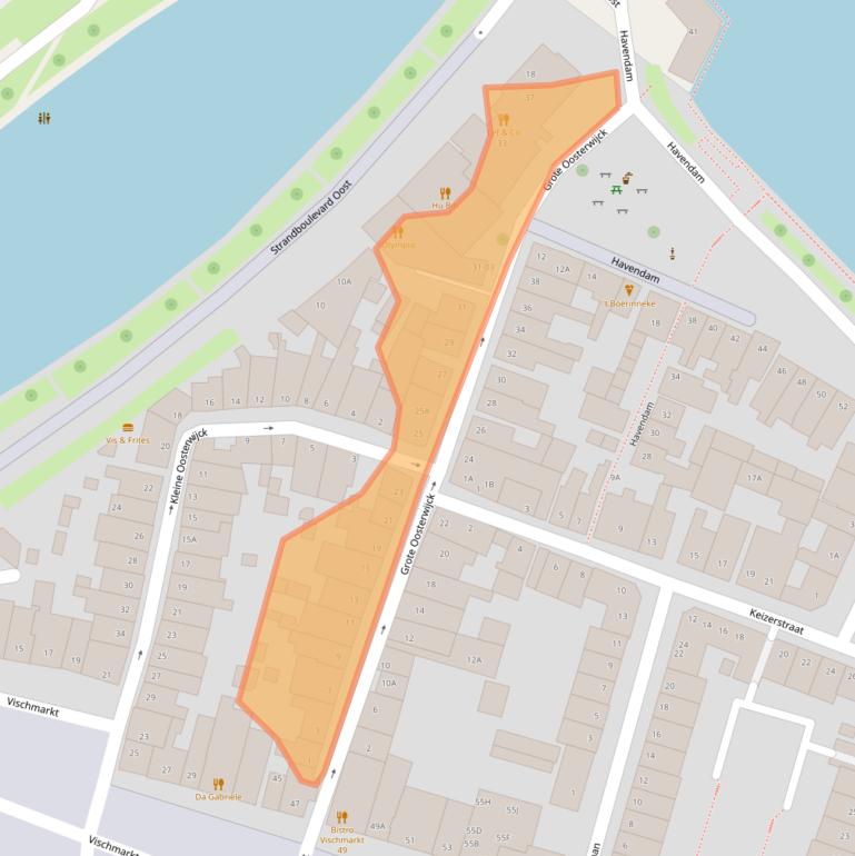 Kaart van postcodegebied 3841BK.